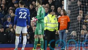 Protester given six-week sentence for tying himself to post at Everton game
