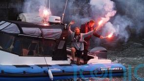 Damian Browne arrives to hero&rsquo;s welcome after rowing to Ireland from New York
