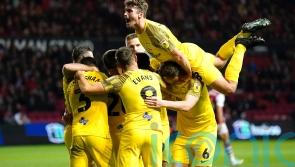 Greg Cunningham heads Preston to win at Huddersfield