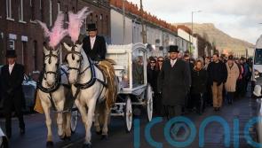 Balloons released at funeral of Northern Irish child who died after contracting Strep A