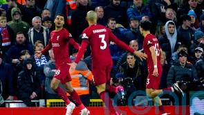 Cody Gakpo opens Liverpool account as they ease past derby rivals Everton