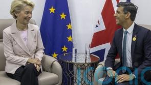 Sunak and European Commission president to hold face-to-face talks on protocol