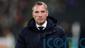 Beaten Brendan Rodgers holds his hands up after Leicester crash to Blackburn