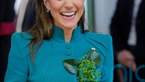 Kate hails Irish Guards&rsquo; &lsquo;glorious sense of humour&rsquo; on St Patrick&rsquo;s Day visit