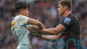 Owen Farrell gets better of England team-mate Marcus Smith before injury strikes