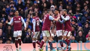 Chelsea drop into bottom half of table following defeat to Aston Villa