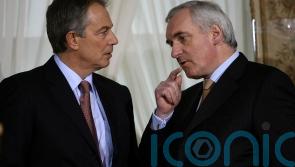 Blair and Ahern hail Anglo-Irish partnership that helped land Good Friday accord