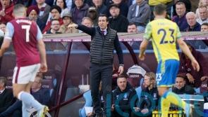 Unai Emery insists pressure is off as Aston Villa chase European place