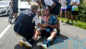 Mark Cavendish&rsquo;s Tour de France record attempt ends with stage eight crash
