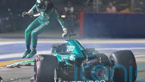 Lance Stroll crashes into barrier at 110mph in Singapore Grand Prix qualifying