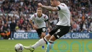Colby Bishop snatches late point for Portsmouth at Derby