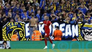 Ryan Gravenberch scores first goal for club as Liverpool labour to victory