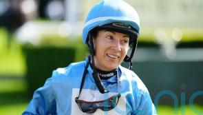Hayley Turner managing to smile after dramatic Storm Babet rescue