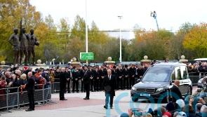Fans turn out to say farewell to Sir Bobby Charlton at his funeral