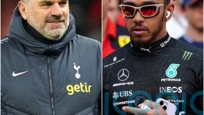 Ange Postecoglou jokes Tottenham missed out on Lewis Hamilton signing