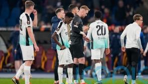 Brighton&rsquo;s European adventure in tatters after four-goal drubbing from Roma