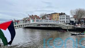 Protest against Irish politicians&rsquo; participation in US St Patrick&rsquo;s Day ceremony
