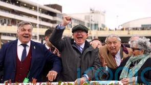 Fergie enjoying time in the sun with Spirit Dancer