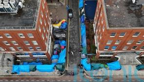 Makeshift asylum seeker encampment removed from Dublin city centre