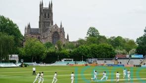 England spinner Shoaib Bashir concedes 38 runs in an over for Worcestershire