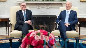 Biden jokes about England&rsquo;s football win as Starmer suggests &lsquo;it&rsquo;s coming home&rsquo;