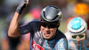 Jasper Philipsen wins sprint to Nimes as Biniam Girmay fall opens up points race