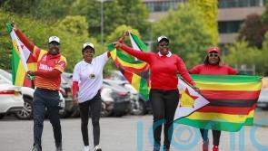 Cricket fans bring colour and noise to historic occasion at Stormont