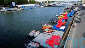 Olympic triathlon under way after days of Seine water quality concerns