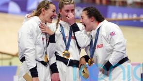 Katy Marchant, Emma Finucane and Sophie Capewell storm to GB team sprint gold