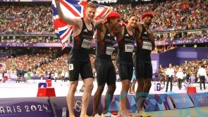 Great Britain&rsquo;s 4&times;400 metres relay men and women win bronze medals