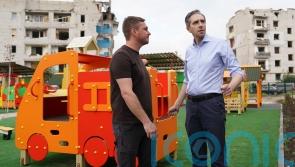 Children &lsquo;deeply traumatised&rsquo; by Ukraine war, says Irish premier Harris