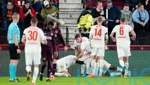 Hearts&rsquo; unbeaten Conference League run comes to end after defeat to Heidenheim