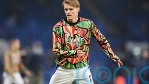 Arsenal captain Martin Odegaard back in London after being ruled out for Norway