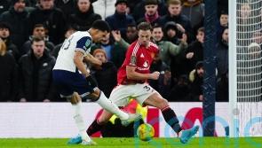 Dominic Solanke double helps Tottenham see off Man Utd in thrilling cup tie