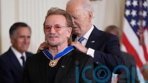 Bono and Denzel Washington awarded Presidential Medal of Freedom at White House