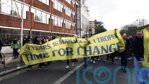 Tottenham fans call for Daniel Levy exit at protest ahead of Man Utd clash