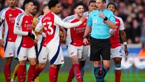 Arsenal fined &pound;65,000 for reaction to Myles Lewis-Skelly red card