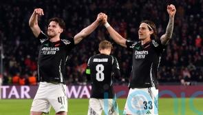 Arsenal hit seven in thumping Champions League win away to PSV Eindhoven