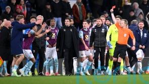 Scott Parker and CJ Egan-Riley see red after final whistle as Burnley held