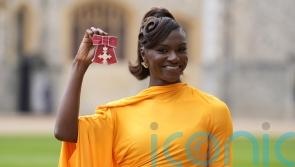 Dina Asher-Smith collects MBE from &lsquo;funny and really charming&rsquo; King