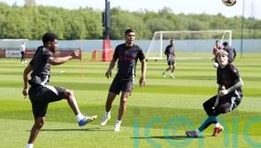 Amad Diallo and Matthijs de Ligt train as Man United prepare to travel to Bilbao