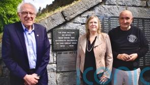 Bernie and Jane Sanders attend plaque unveiling in Co Kildare