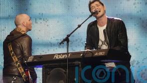 The Script pay tribute to late guitarist Mark Sheehan during Glastonbury set