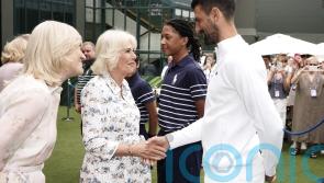 &lsquo;Oh what a treat&rsquo;: Queen meets Novak Djokovic on Wimbledon visit