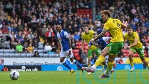 Josh Sargent at the double as Norwich beat 10-man Blackburn