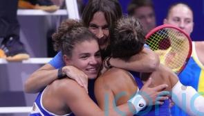 Defending BJK Cup champions Italy hit back to beat Ukraine and reach final