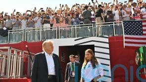 United States President Donald Trump introduced to the crowd at the Ryder Cup