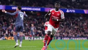 Bukayo Saka settles Arsenal nerves in Champions League win over Olympiacos