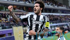 Sandro Tonali conspicuous by absence as Newcastle train ahead of Benfica clash