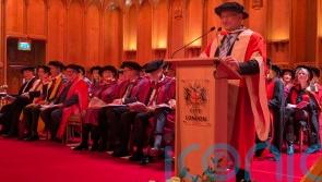 Champion&rsquo;s cancer contribution recognised with honorary doctorate